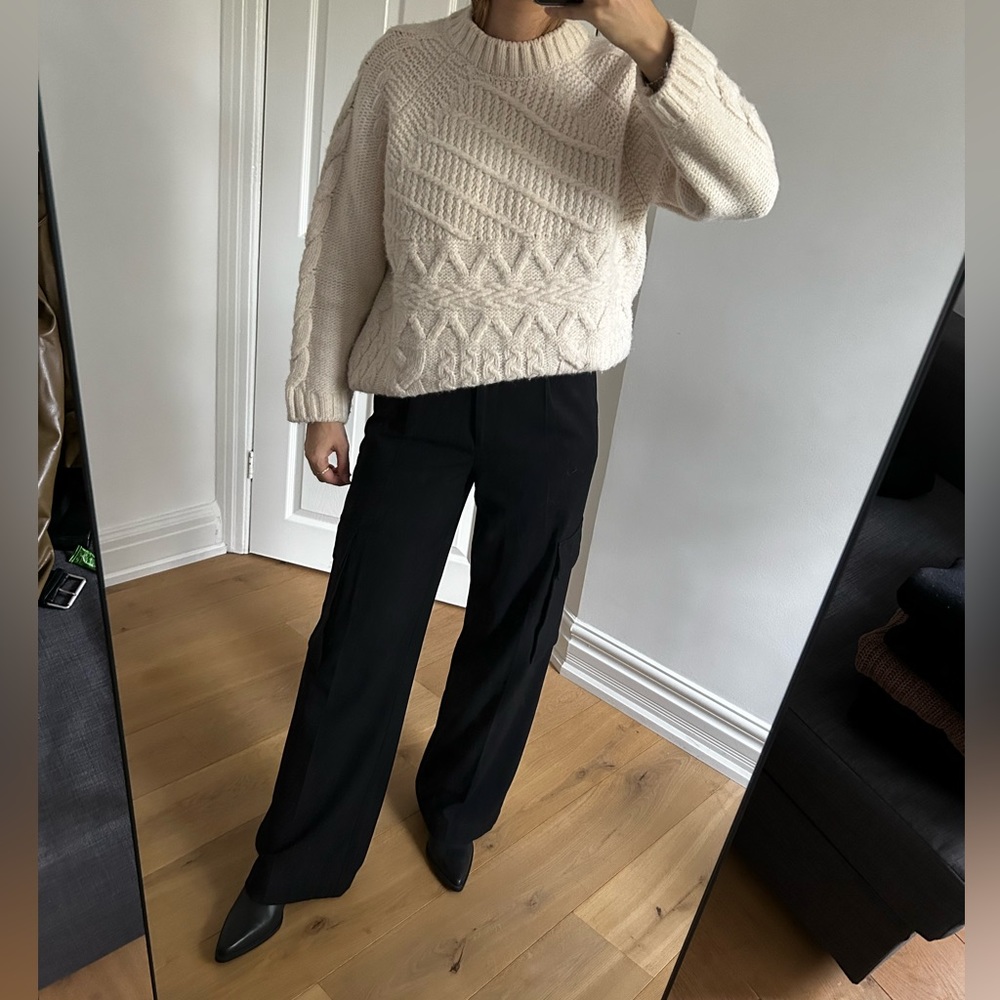 Mango knit sweater.
